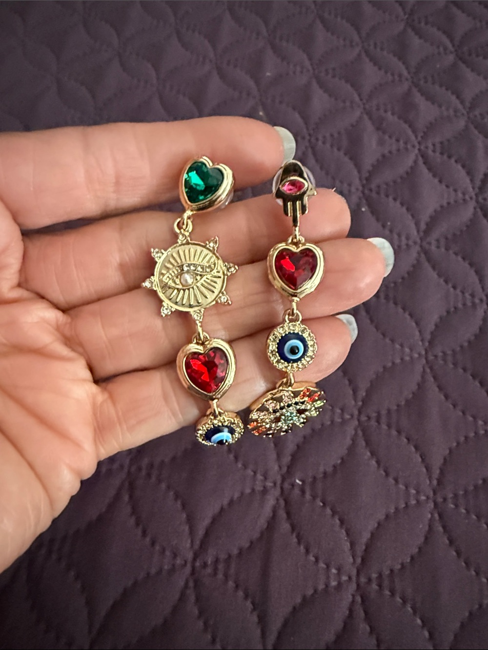 NWOT Evil Eye Earrings